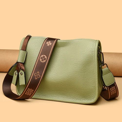 The Harlowe Crossbody in soft cowhide leather — view 2