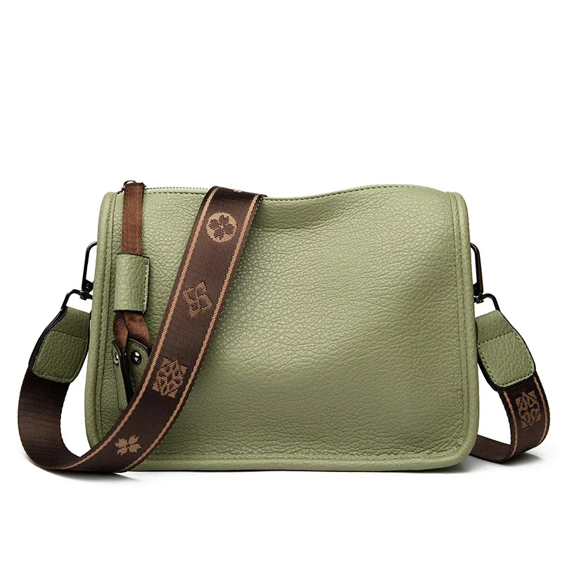 The Harlowe Crossbody in soft cowhide leather — view 6