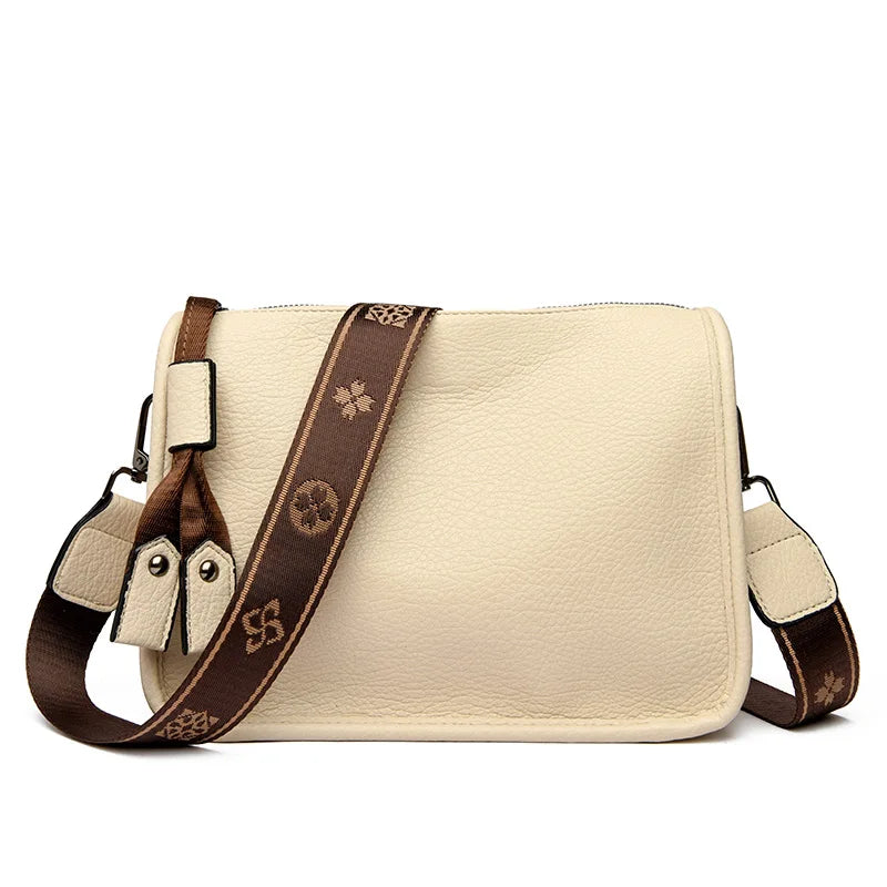 The Harlowe Crossbody in soft cowhide leather — view 5