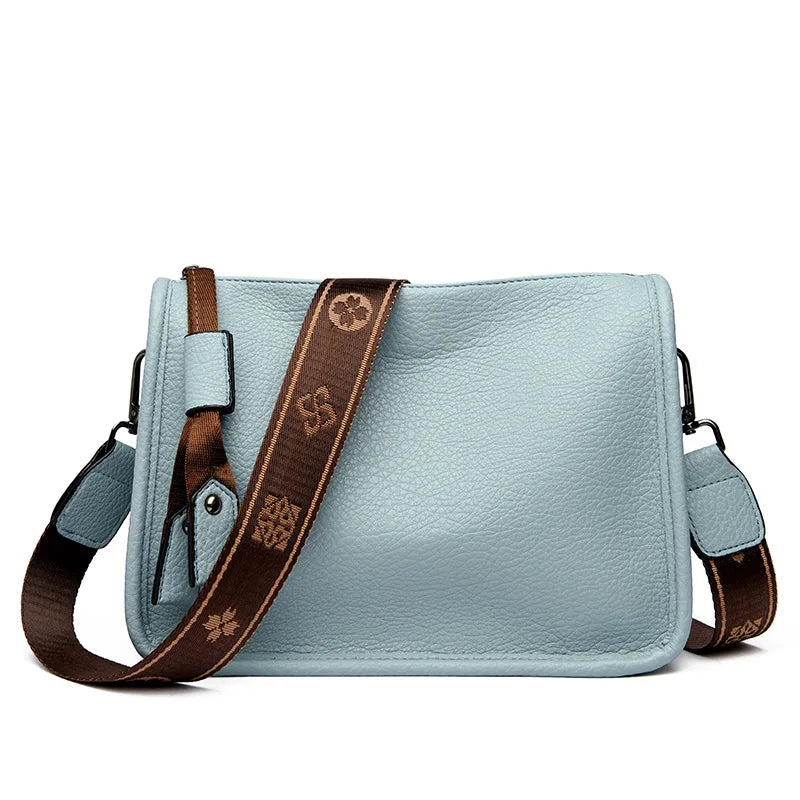 The Harlowe Crossbody in soft cowhide leather — view 4
