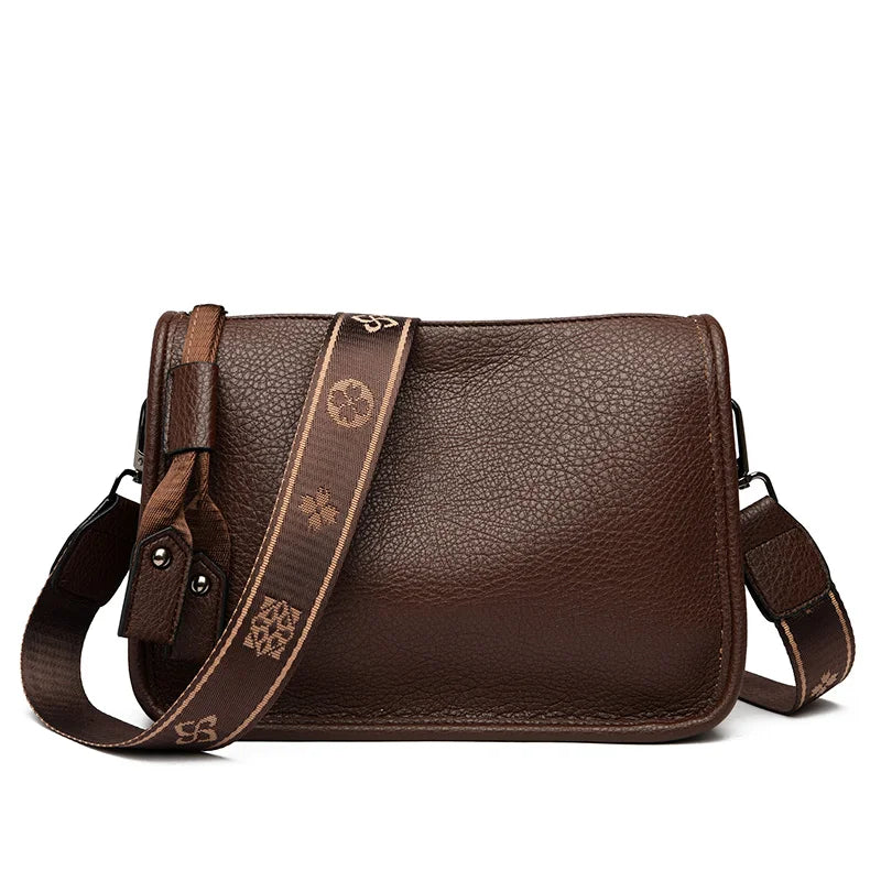 The Harlowe Crossbody in soft cowhide leather — view 7
