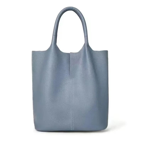 The Commuter Tote in full-grain cowhide leather by Maison Harlowe