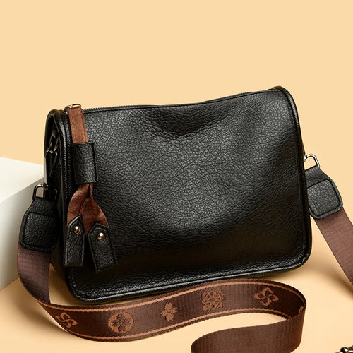 The Harlowe Crossbody in soft cowhide leather by Maison Harlowe